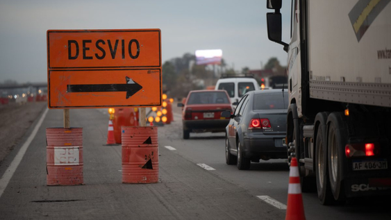 Desvíos en Acceso Este: desde el lunes habrá cambios en la circulación en el tramo de Maipú.