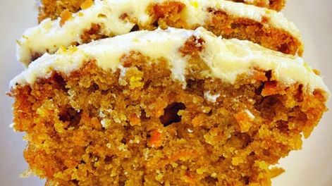 Budín de zanahoria.