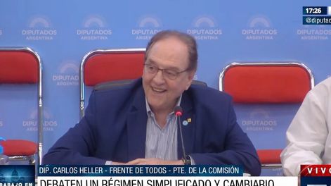 Diputados debaten en comisiones el proyecto de monotributo tecnológico, conocido como Monotech. Foto: Captura de video