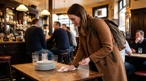 Según la psicología, ordenar la mesa del bar antes de levantarte es característico de estas personas