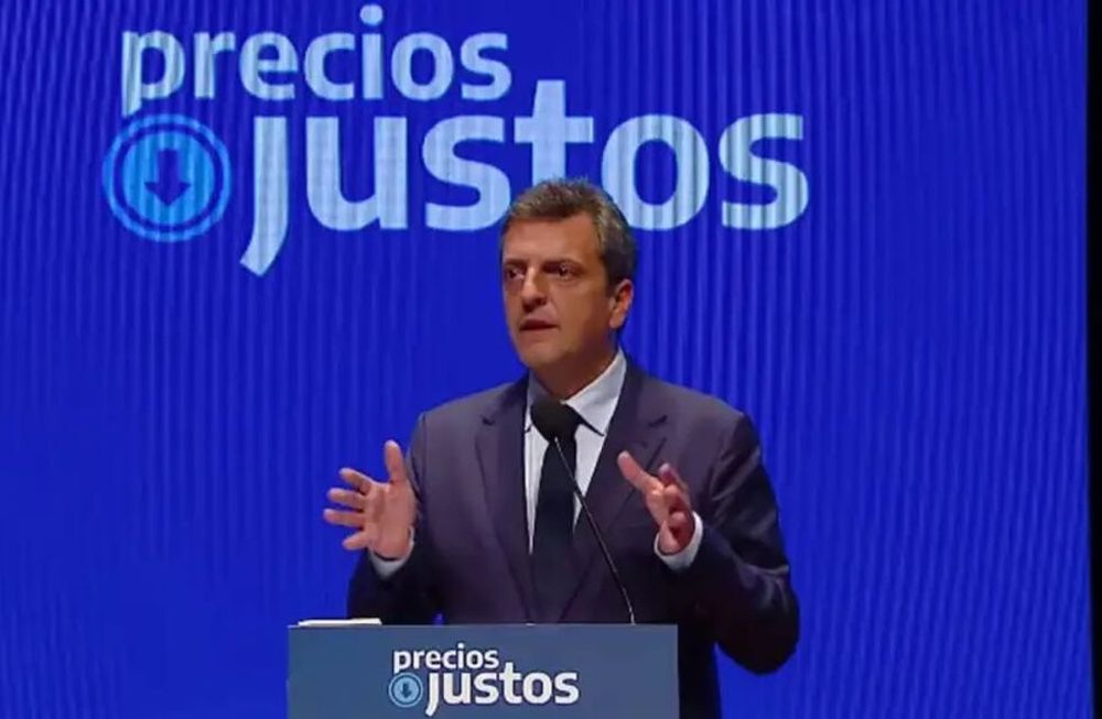 Sergio Massa anunció este viernes el programa Precios Justos en el Centro Cultural Kirchner (Foto: Ministerio de Economía).