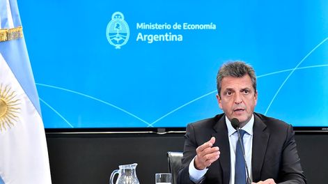 Sergio Massa asumió la cartera de Economía en agosto y tras seis meses acumula una inflación en torno al 42%. (Ministerio de Economía)