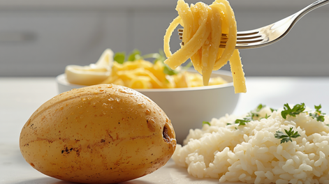 Papa, pasta y arroz: ¿qué alimento es mejor?