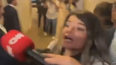 Cumbre de presidentes en Brasil: un guardaespaldas de Maduro agredió a periodistas. Foto: captura de pantalla.