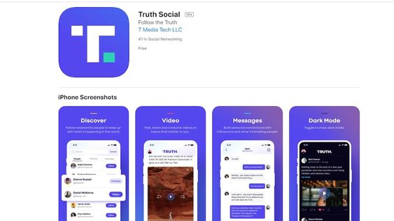 Truth Social, la red social de Donald Trump.
