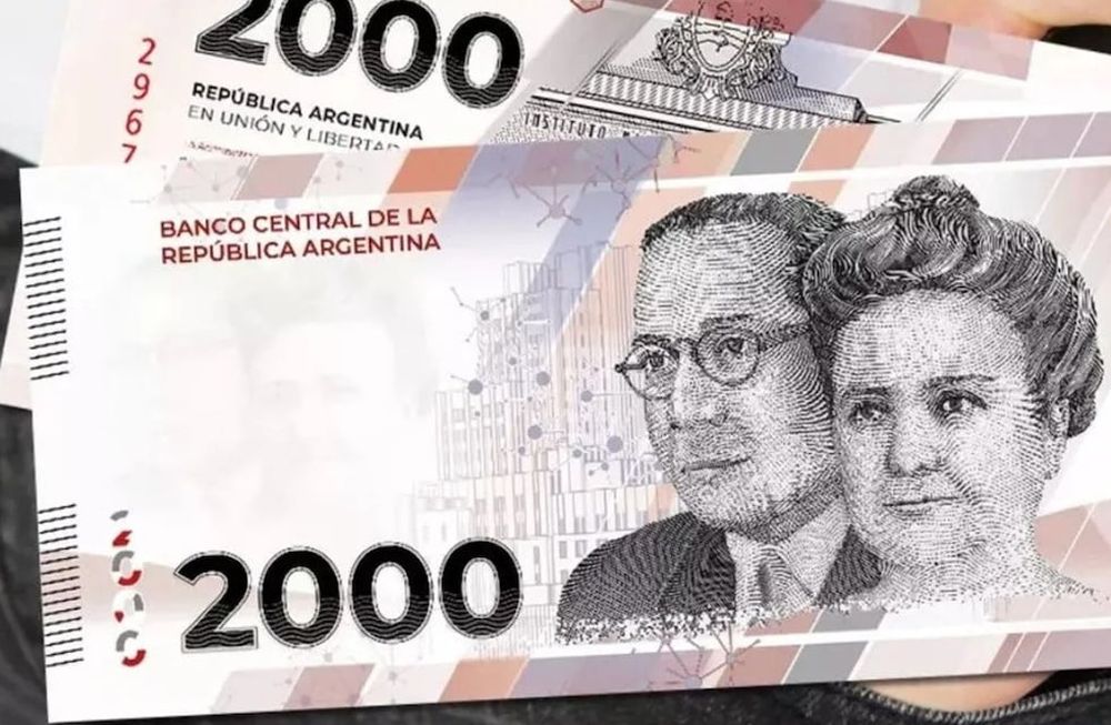 Billete de 2000 pesos / Archivo