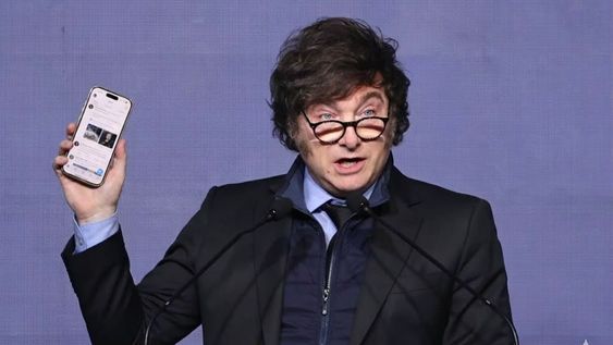 Javier Milei, el líder político con mayor protagonismo digital.