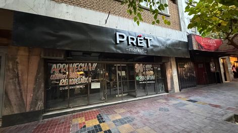 El nuevo local Supermercado Pret en pleno centro de Mendoza ocupará el local que era la de la tradicional Librería Técnica, en calle Rivadavia de Ciudad.