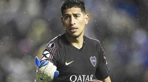 Esteban Andrada, arquero de Boca Juniors.