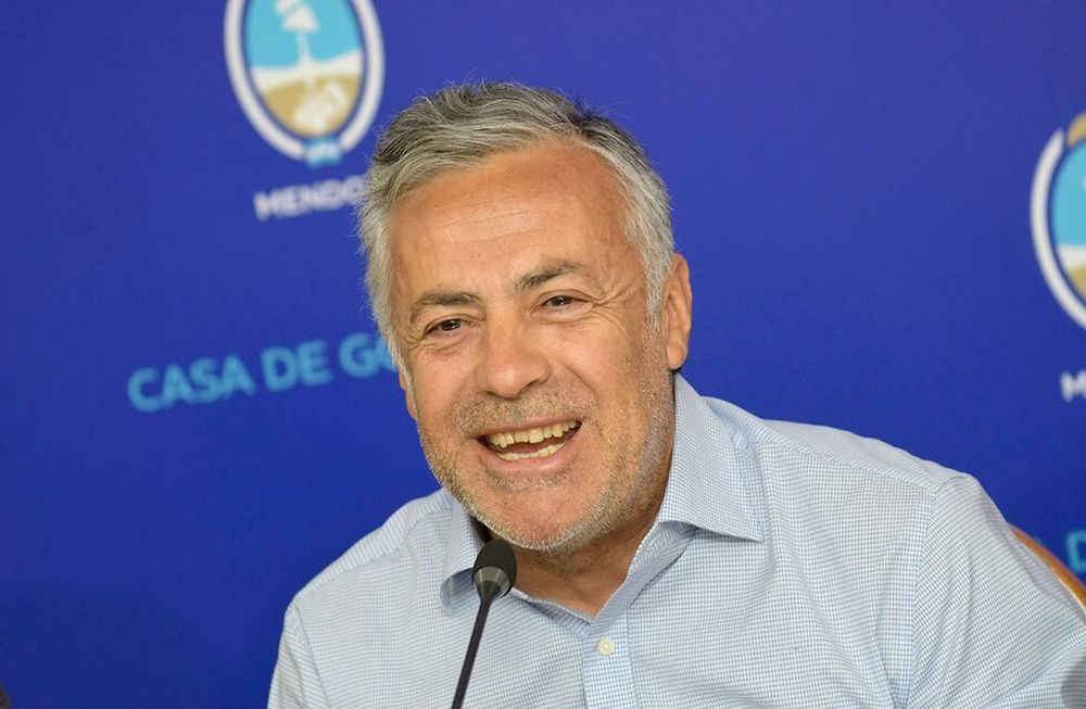 El gobernador Alfredo Cornejo.Foto: Orlando Pelichotti