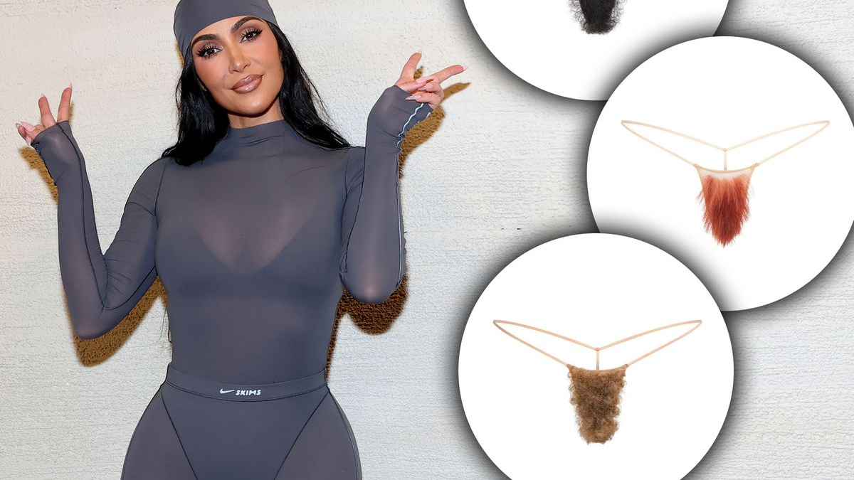 Kim Kardashian lanza una línea de tangas con vello púbico sintético y desata debate en redes