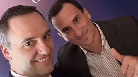 Los Andes | Manuel Adorni junto a Javier Lanari, ex secretario de Comunicación.