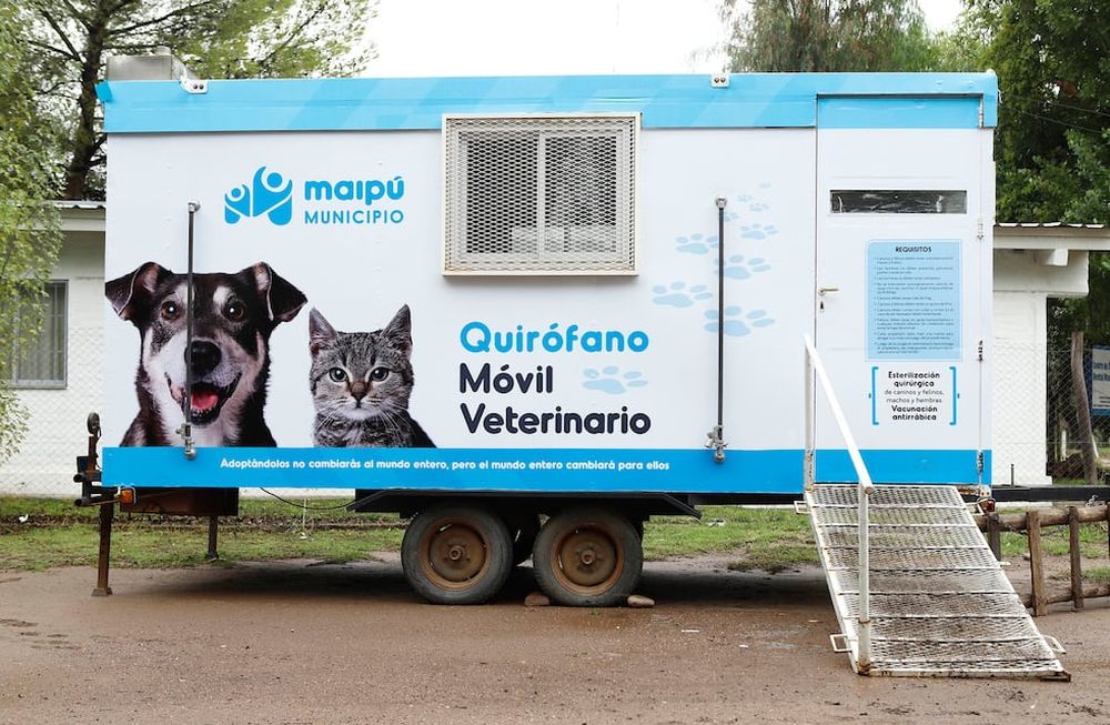 Así seguirá funcionando el móvil veterinario de Maipú hasta fin de año