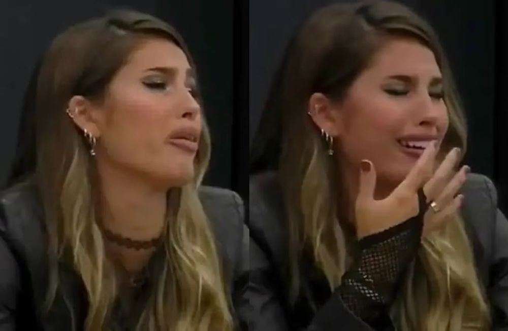 Julieta Poggio publicó dos fotos llorando en su Instagram