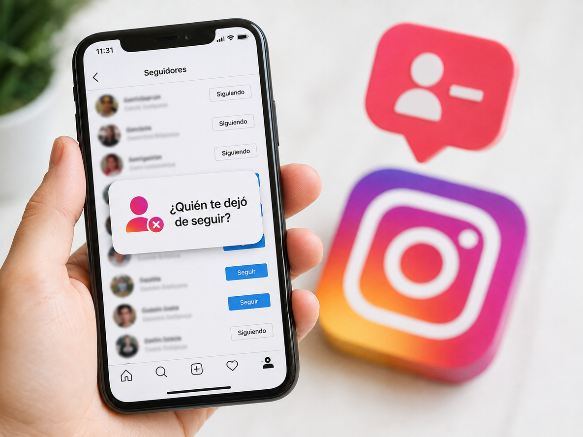 Instagram no notifica quién dejó de seguirte, pero existen formas de analizar esa información utilizando la descarga oficial de tus datos o herramientas especializadas que respetan tu privacidad.