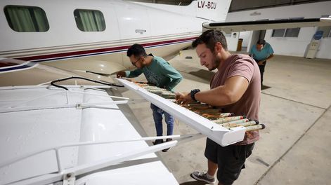 Lucha antigranizo en San Rafael