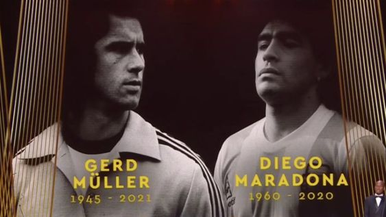 El homenaje a Diego Maradona en la entrega del Balón de Oro.