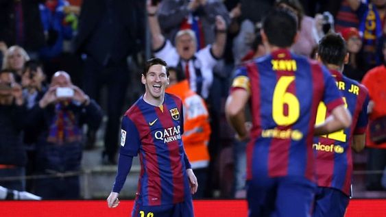 En lo más alto con su tridente más goleador