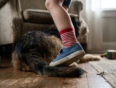 El nene habría pisado la cola del perro viejo, desencadenando el ataque