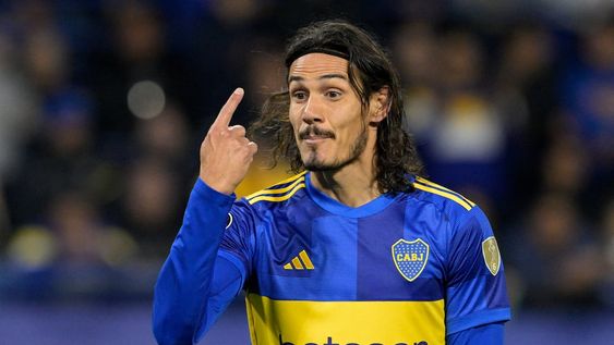 Un solo gol ha marcado Cavani en Boca desde que llegó. Lleva 8 juegos sin convertir. / Gentileza.