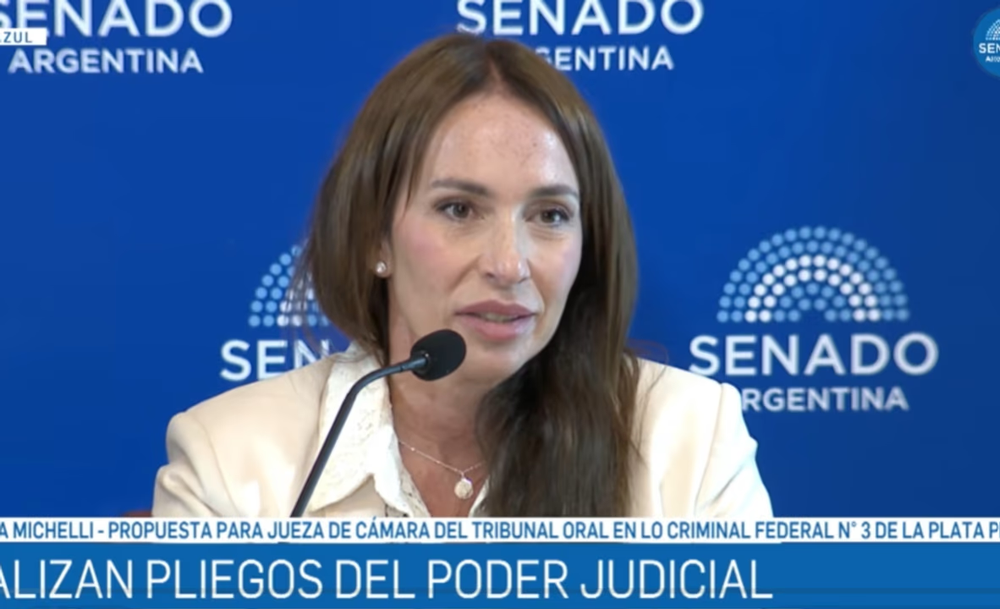 El Gobierno retiró el pliego de María Verónica Michelli.