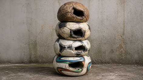 si tenes viejas pelotas de futbol pinchadas, tenes un tesoro: 5 formas creativas de darles una nueva vida en casa