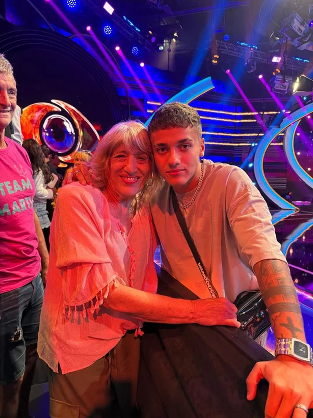 Luca conoci&oacute; a la abuela de Martina en la tribuna de Gran Hermano.
