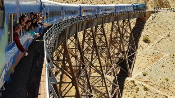 Buenas noticias para jubilados del PAMI: una pareja puede viajar a Salta por $190.000 y recuperar más de $130.000. En la foto, el Tren de los Nubes. (Gentileza)