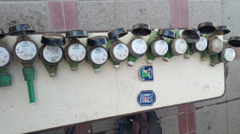 Los medidores de agua se financiarán con el fondo de resarcimiento.