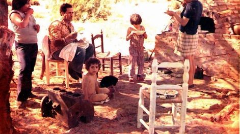 Wenceslao Pedernera y su familia, en La Rioja.&nbsp;