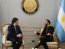 Javier Milei y Nayib Bukele.
