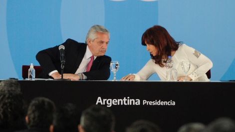 Alberto Fernández y Cristina Fernández. - Los Andes