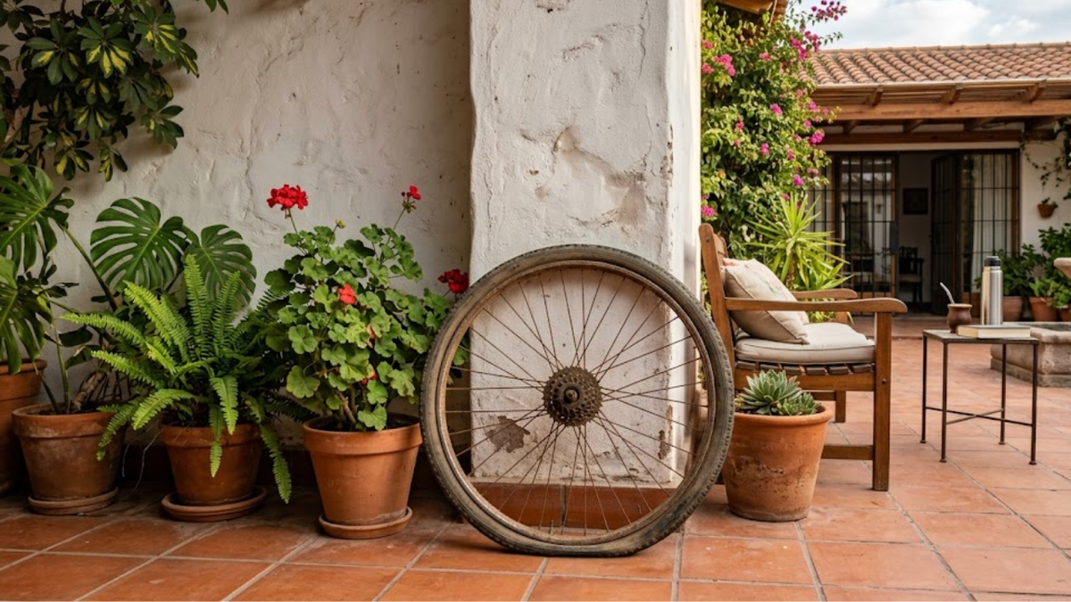 La rueda de bicicleta vieja no la tires, tenés un tesoro en casa: la idea original que pocos conocen