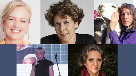 Los Andes | Científicas argentinas galardonadas: Karen Hallberg, física; Andrea Gamarnik, viróloga; Bibiana Vilá, bióloga; Gloria Dubner, astrofísica y Sandra Díaz, bióloga.