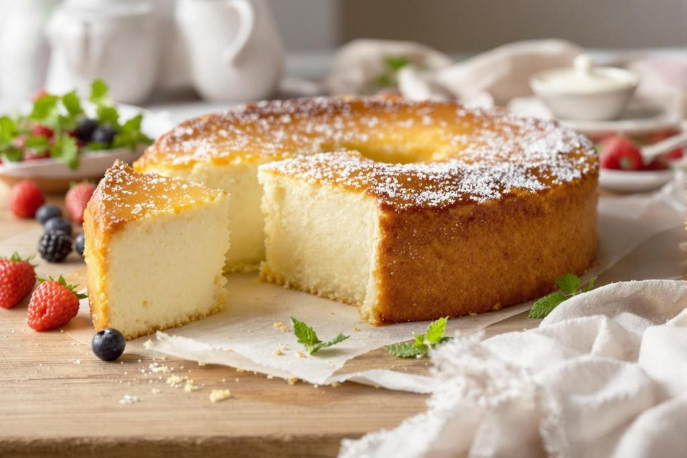 La torta de yogur que solo necesita 2 elementos para hacerla.