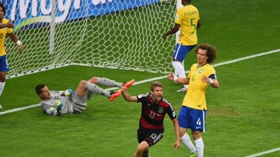 Imborrable. Por las semifinales del Mundial 2014, el conjunto Germano humilló al dueño de casa, Brasil, y lo eliminó al golearlo por 7-1. / LOS ANDES