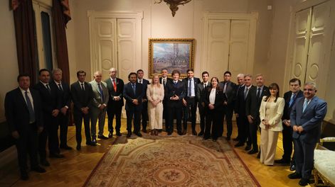 Hebe Casado participó de la reunión de Milei con gobernadores&nbsp;