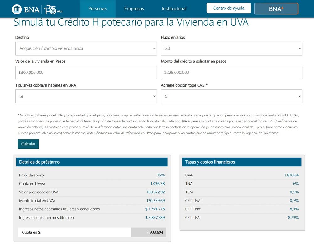 La cuota puede bajar más de $300.000 según el esquema elegido.
