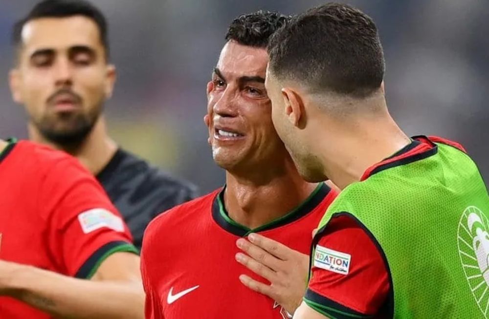 Cristiano, pateó, erró y las lágrimas no contuvo.