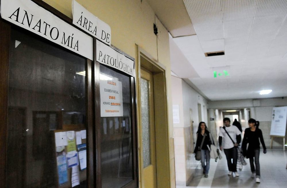 Actualmente, en Medicina hay seis estudiantes en los distintos años que no tienen residencia en Argentina. La mayoría de los aspirantes a ingresar son chilenos. | Foto: Archivo Los Andes