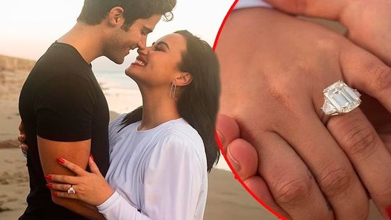 ¡Viva el amor! Demi Lovato y Max Ehrich se comprometieron