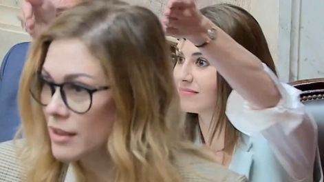 Lilia Lemoine y Marcela Pagano volvieron a cruzarse en una sesión.