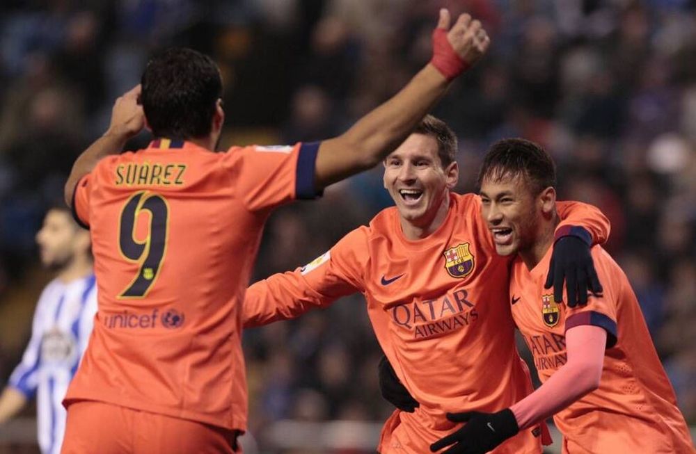 Con goles de Messi y Neymar, el Barça venció al Espanyol en el derby catalán