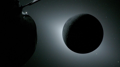 Imagen de la luna captada por Artemis II.