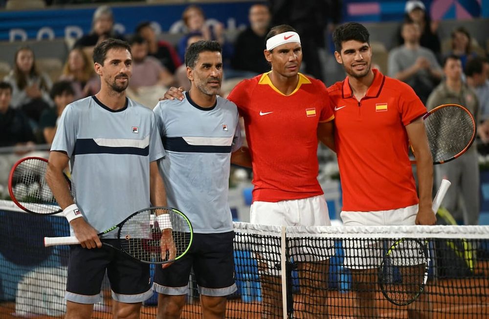 Los argentinos Máximo González y Andrés Molenti no pudieron contra los españoles Rafael Nadal y Carlos Alcaraz y quedaron fuera de los Juegos Olímpicos París 2024.