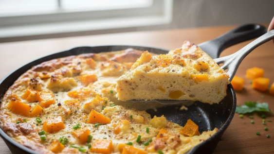Tortilla cremosa con recetas, pocos ingredientes, sabor de comida y excelente nutrición.