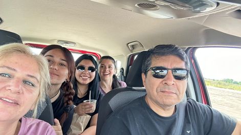 Mamá Rosa, Guada, Mayra, Anto y papá Daniel, la familia de Junín que conmovió a todos.