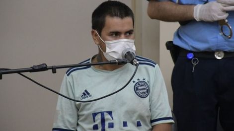 Los Andes | Juan Carlos Pelado Rodríguez, de 24 años, acusado del femicidio de Yoselí Ailén Rodríguez Pereyra estará preso hasta el juicio. Sergio Leiva/Dierio Huarpe