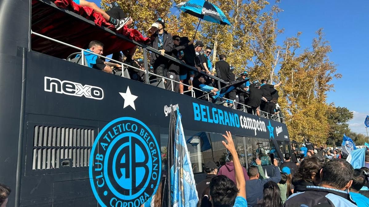 Córdoba: Los campeones del Apertura tienen una caravana por toda la ciudad