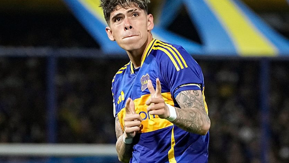 Carlos Palacios, atacante chileno de Boca Juniors